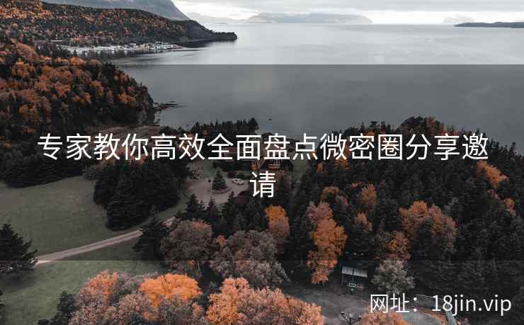 专家教你高效全面盘点微密圈分享邀请