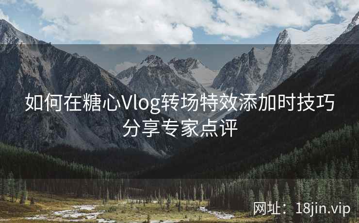 如何在糖心Vlog转场特效添加时技巧分享专家点评