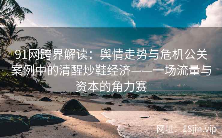 91网跨界解读：舆情走势与危机公关案例中的清醒炒鞋经济——一场流量与资本的角力赛