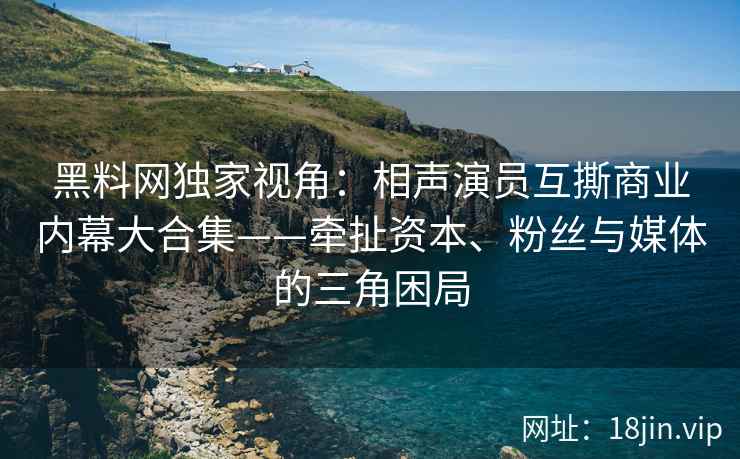 黑料网独家视角：相声演员互撕商业内幕大合集——牵扯资本、粉丝与媒体的三角困局