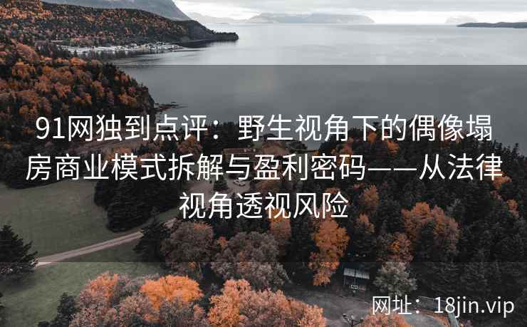 91网独到点评：野生视角下的偶像塌房商业模式拆解与盈利密码——从法律视角透视风险