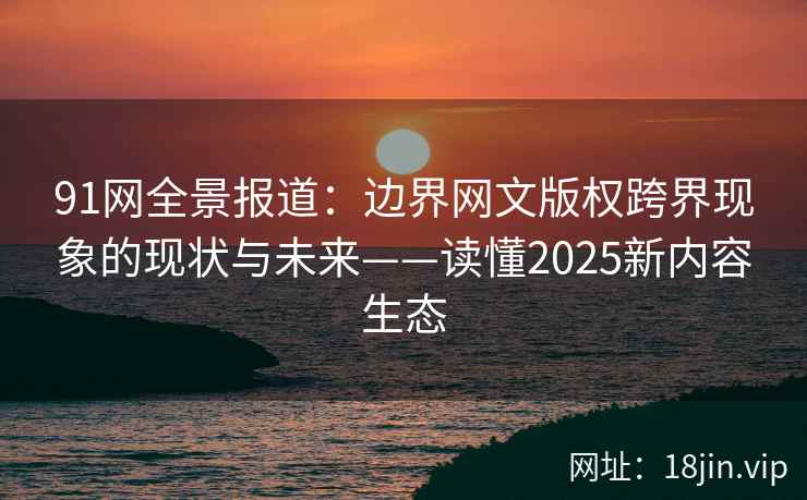 91网全景报道：边界网文版权跨界现象的现状与未来——读懂2025新内容生态