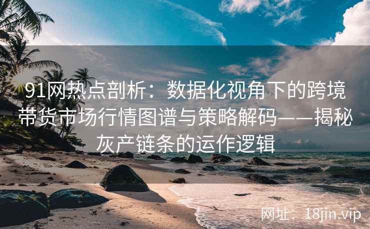 91网热点剖析：数据化视角下的跨境带货市场行情图谱与策略解码——揭秘灰产链条的运作逻辑